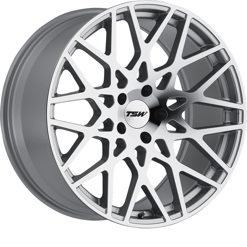 TSW 18x8.5 Vale Silver w/ Mirror Cut Face +35mm