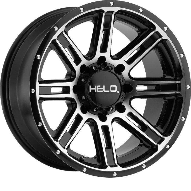 Helo 20x9 HE900 Gloss Black Machined +0mm