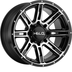 Helo 20x9 HE900 Gloss Black Machined +0mm