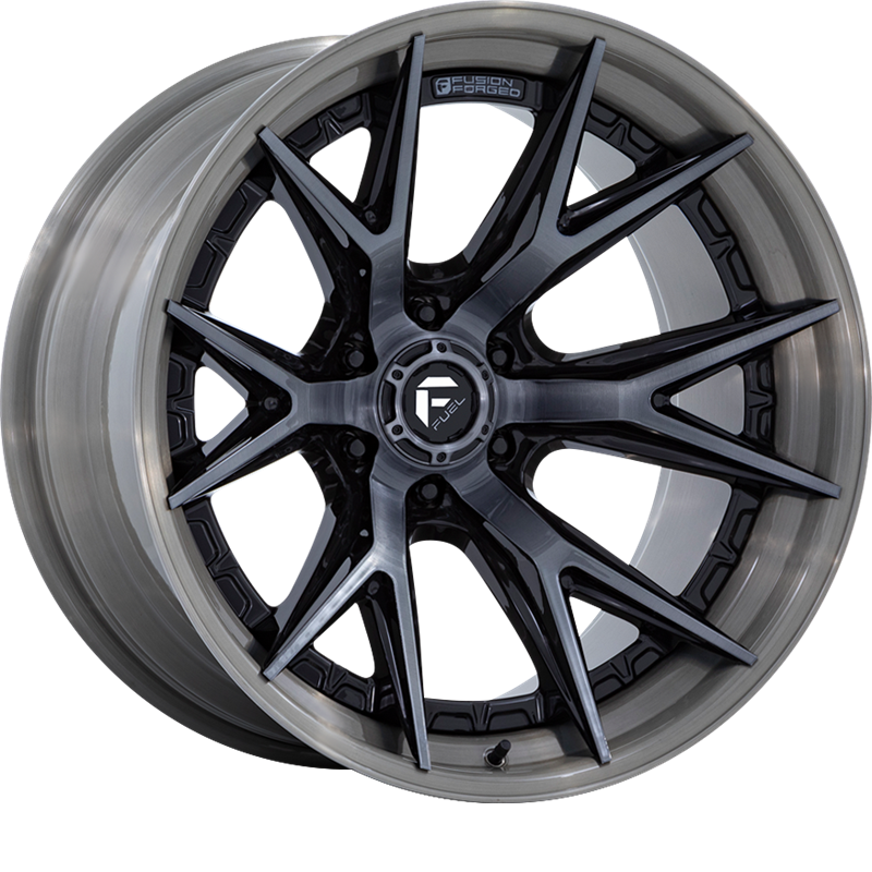 Fuel 20x10 FC402 Catalyst Gloss Black w/ Brushed Face and Gray Tint -18mm