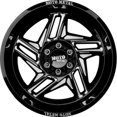 Moto Metal 20x12 MO996 Ripsaw Gloss Black Milled -44mm