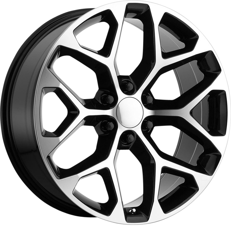 Performance Replicas 20x9 PR176 Gloss Black Milled +24mm