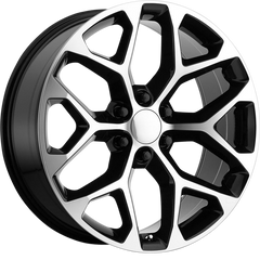 Performance Replicas 20x9 PR176 Gloss Black Milled +24mm