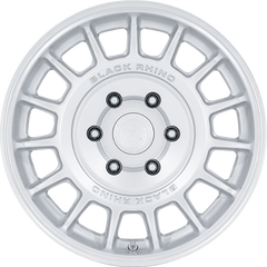 Black Rhino 17x8 BR015 Voll Hyper Silver +38mm