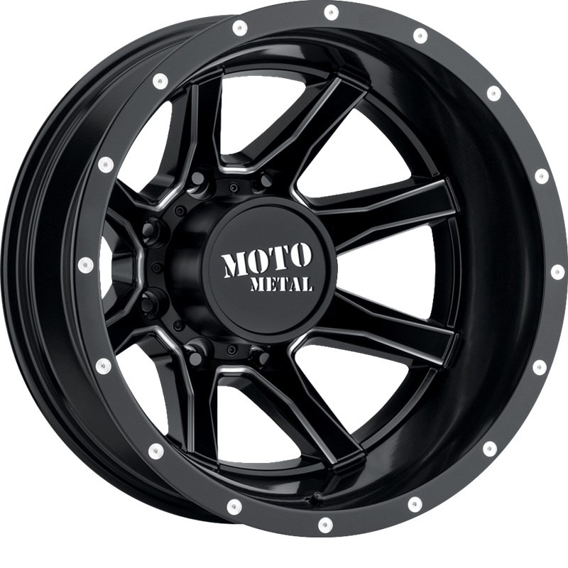 Moto Metal 20x8.25 MO995 Satin Black Milled +127mm