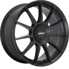 Rotiform 18x8.5 R168 DTM Satin Black +45mm