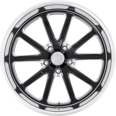 US Mags 18x8 U117 Rambler Gloss Black Milled +1mm