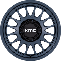 KMC 17x8.5 KM447 Impact Forged Monoblock Metallic Blue -10mm