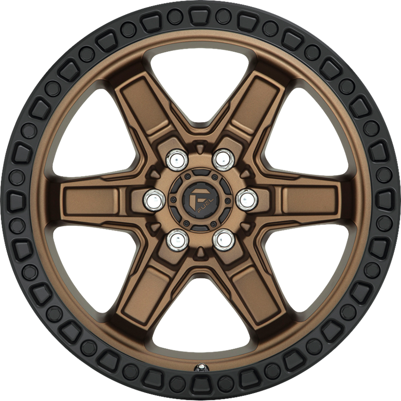 Fuel 20x9 D699 Kicker Matte Bronze w/ Black Ring +1mm