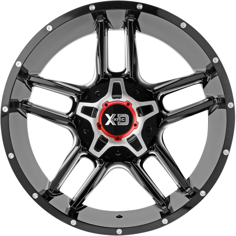 XD 20x9 XD839 Clamp Gloss Black Milled +0mm