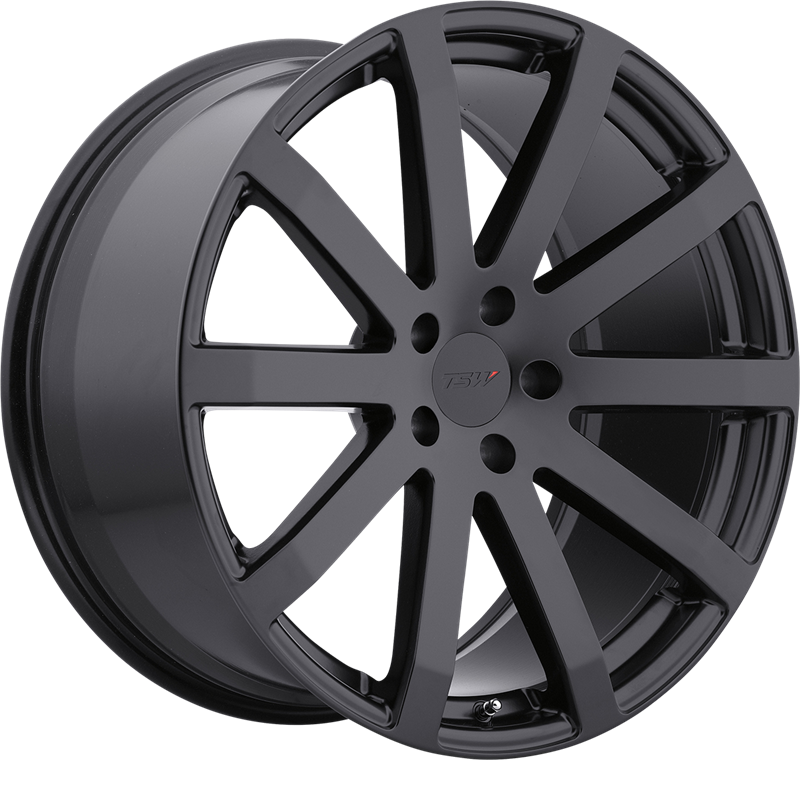 TSW 19x8 Brooklands Matte Black +35mm