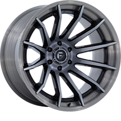 Fuel 20x9 FC403 Burn Gloss Black w/ Brushed Face and Gray Tint +1mm