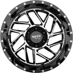 Moto Metal 20x10 MO985 Breakout Gloss Black Machined -18mm