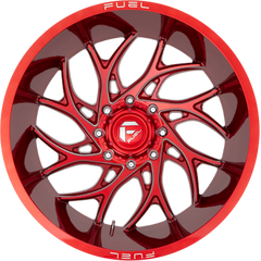 Fuel 20x9 D742 Runner Candy Red Milled +1mm