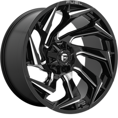 Fuel 15x8 D753 Reaction Gloss Black Milled -18mm