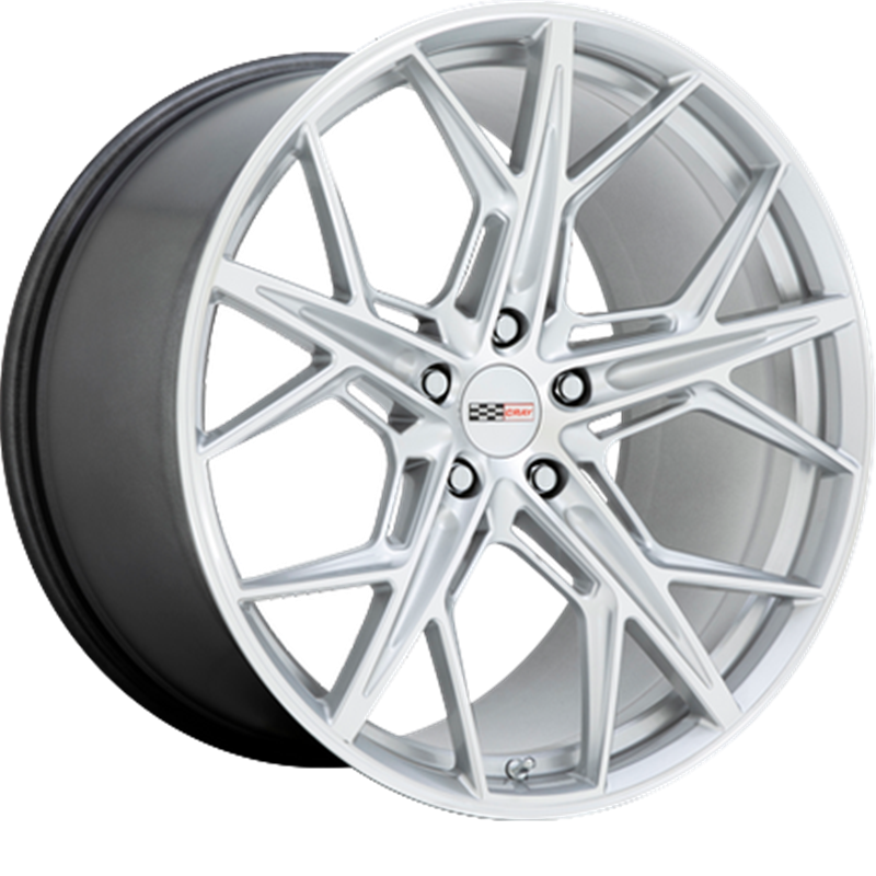 Cray 20x9 Hammerhead Gloss Silver w/ Mirror Cut Face +38mm