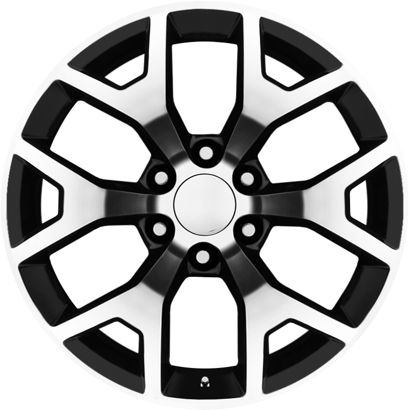 Performance Replicas 20x9 PR169 Gloss Black w/ Machined Spokes +27mm