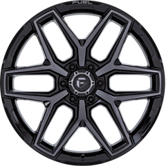 Fuel 20x9 Flux Gloss Black w/ Brushed Face and Gray Tint +1mm