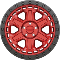 Black Rhino 17x9 Reno Candy Red w/ Black Lip and Black Bolts +0mm