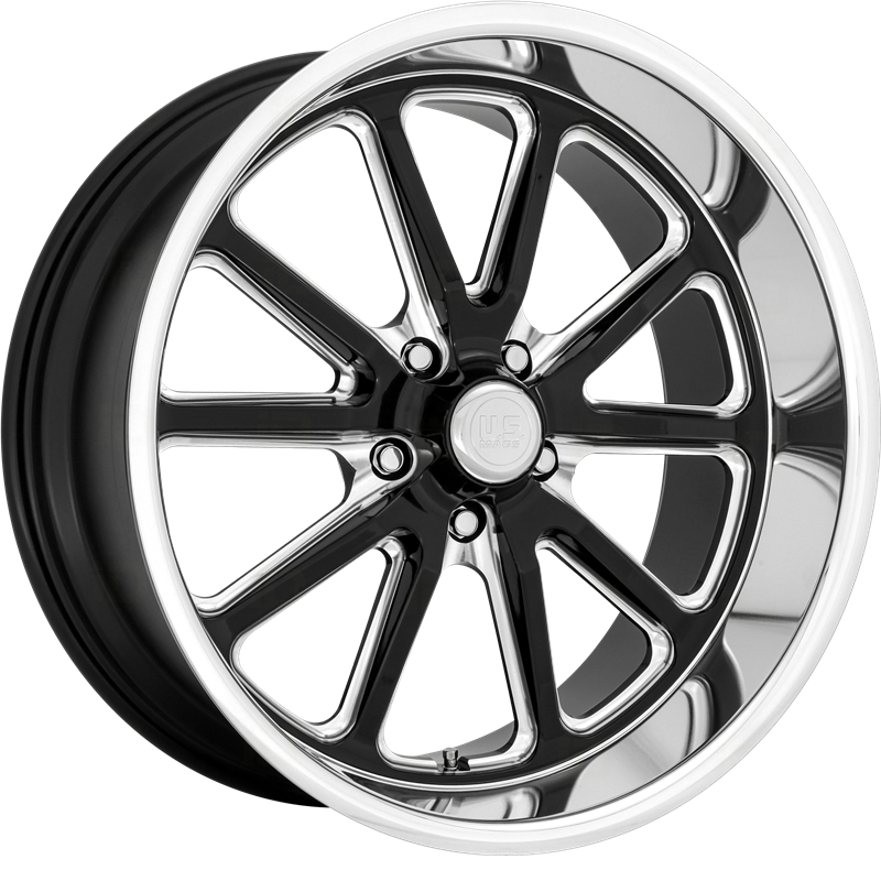 US Mags 20x9.5 U117 Rambler Gloss Black Milled +1mm