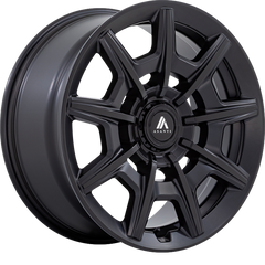 Asanti 20x10.5 ABL-41 Esquire Satin Black w/ Gloss Black Face +40mm