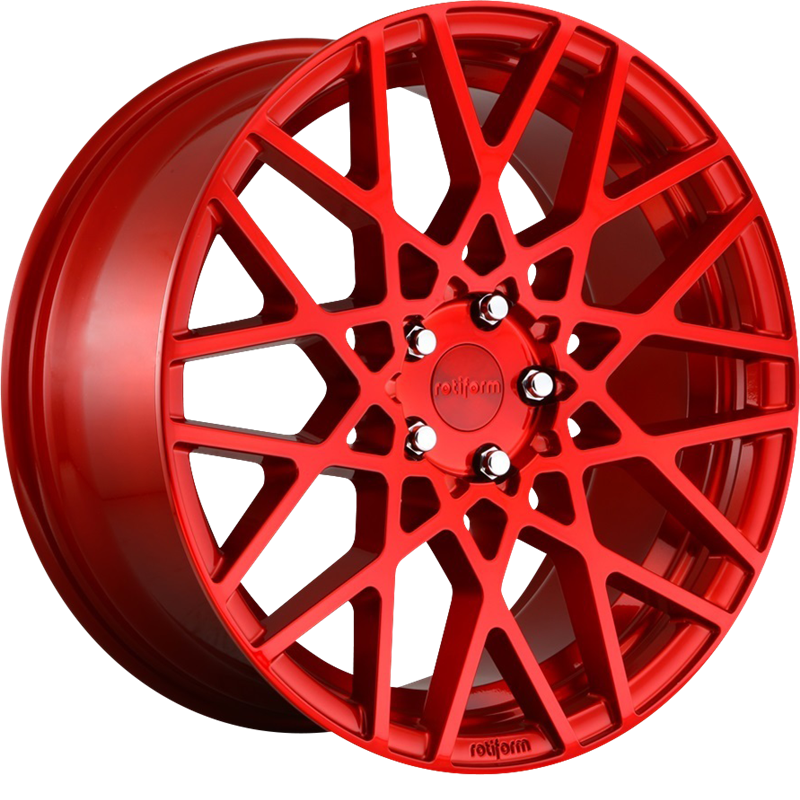 Rotiform 18x8.5 R109 BLQ Candy Red +45mm