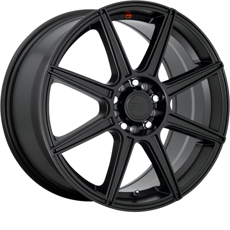 Motegi Racing 16x7 MR142 CS8 Satin Black +40mm