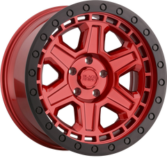 Black Rhino 20x9.5 Reno Candy Red w/ Black Lip and Black Bolts -12mm