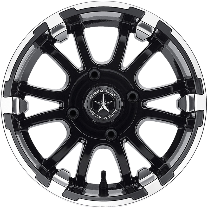 Fairway Alloys 12x6 FA132 Sixer Matte Black Machined -20mm