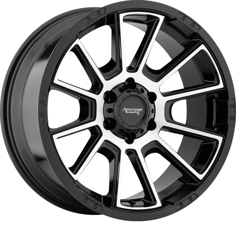 American Racing 20x9 AR933 Intake Gloss Black Machined +0mm