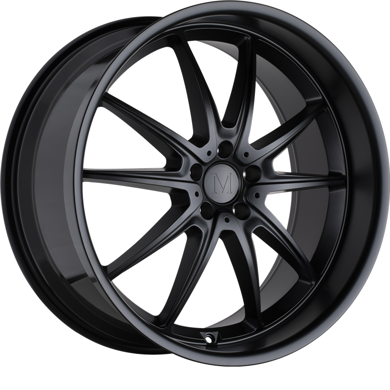 Mandrus 20x10 Argent Matte Black +45mm