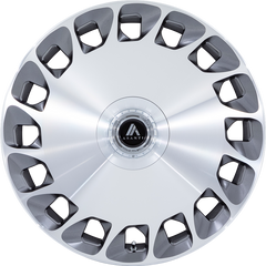 Asanti 20x10.5 ABL-45 Aristocrat Gloss Platinum w/ Bright Machined Face +40mm