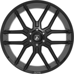 Asanti 20x9 ABL-28 Baron Gloss Black +30mm