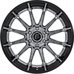 Fuel 20x9 FC403 Burn Chrome w/ Gloss Black Lip +1mm