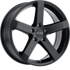 Petrol 17x7 P3B Matte Black +38mm