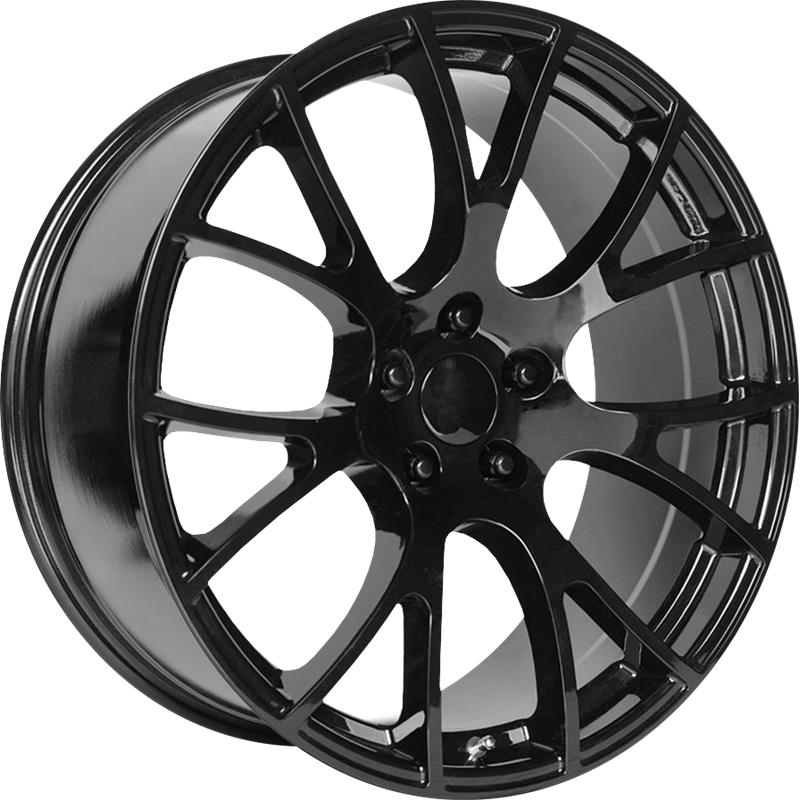 Performance Replicas 20x10 PR161 Gloss Black +18mm