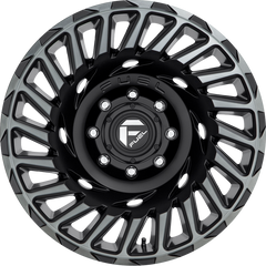 Fuel 18x9 D683 Cyclone Matte Black Machined w/ Double Dark Tint -12mm