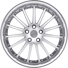 Coventry 20x10 Whitley Hyper Silver w/ Mirror Cut Lip +45mm