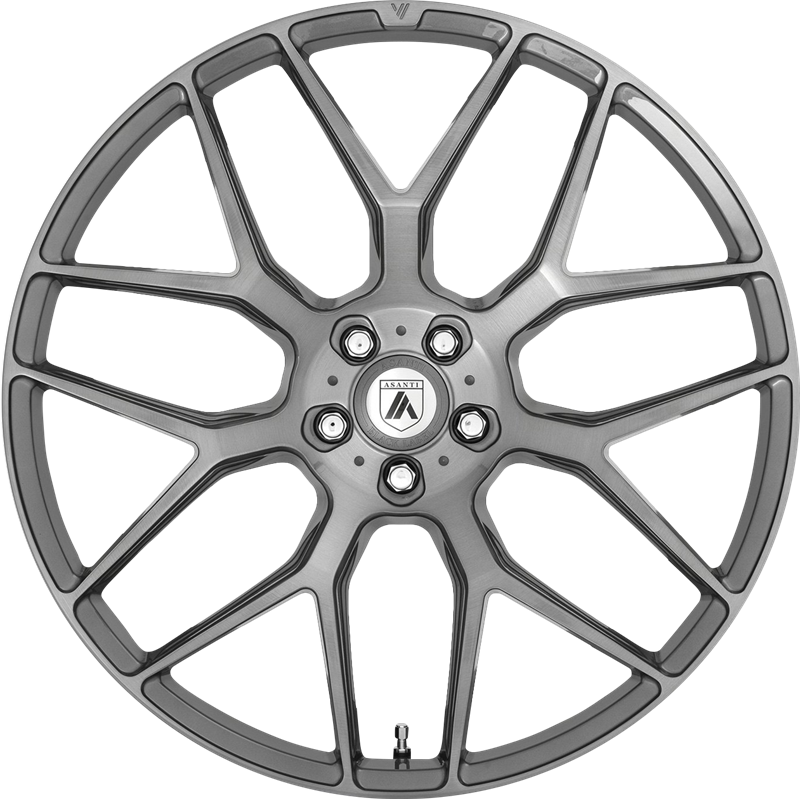 Asanti 20x9 ABL-27 Dynasty Titanium Brushed +45mm