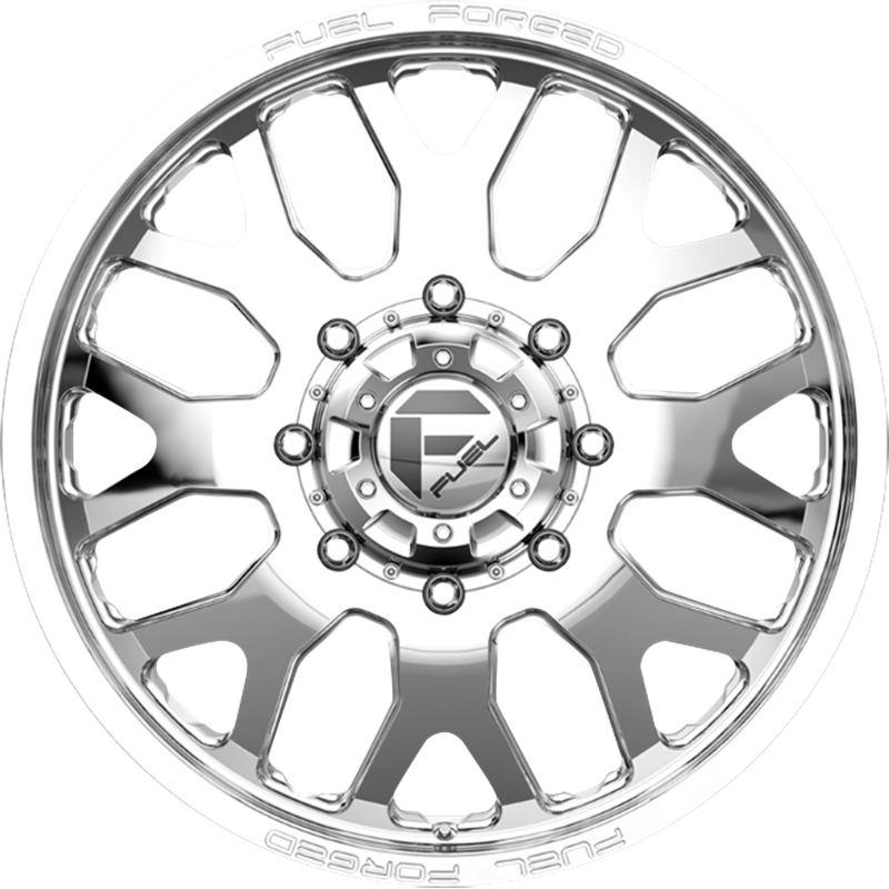 Fuel 20x8.25 DE19 FF19D Polished +105mm