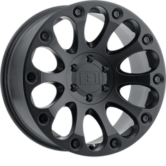 Level 8 18x9 Impact Matte Black -24mm