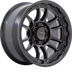 KMC 20x9 KM727 Wrath Satin Black +0mm