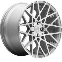 Rotiform 19x8.5 R110 BLQ Gloss Silver Machined +35mm