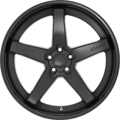 Asanti 20x9 ABL-31 Regal Satin Black w/ Gloss Black Lip +25mm