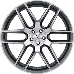 Mandrus 20x10 Otto Gunmetal w/ Mirror Cut Face +40mm