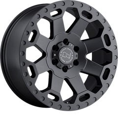 Black Rhino 18x9 Warlord Matte Gunmetal +12mm