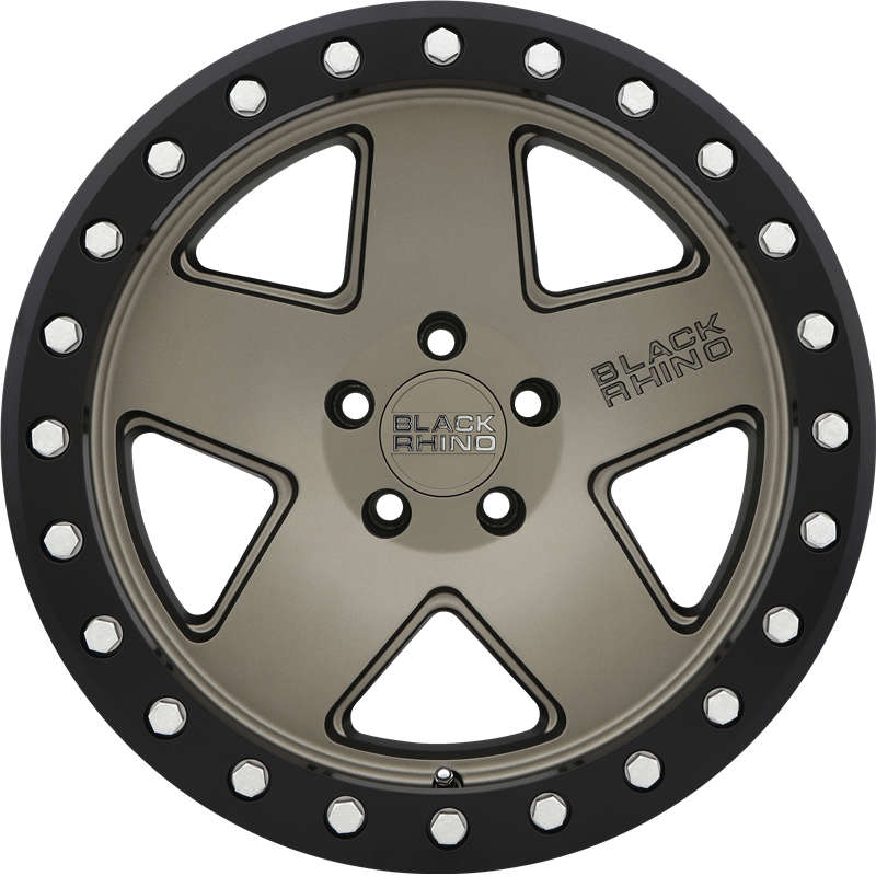 Black Rhino 20x9.5 Crawler Matte Bronze w/ Black Lip Ring -18mm