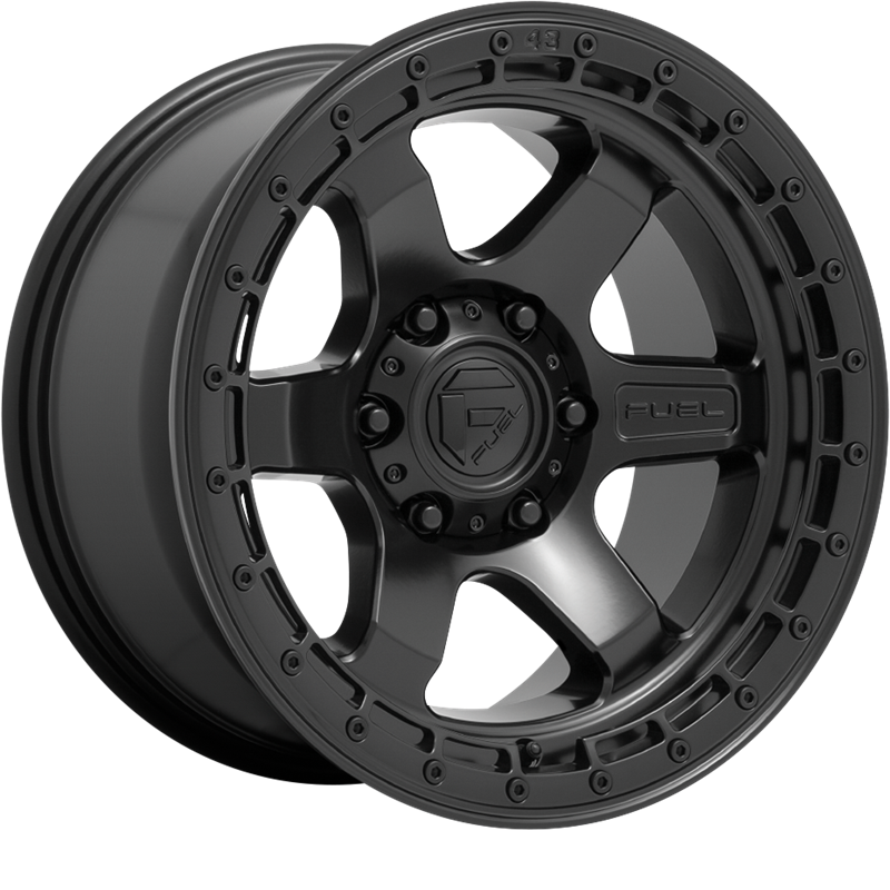 Fuel 18x9 D750 Block Matte Black +1mm