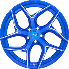 Niche 20x9 M268 Torsioni Anodized Blue Milled +27mm