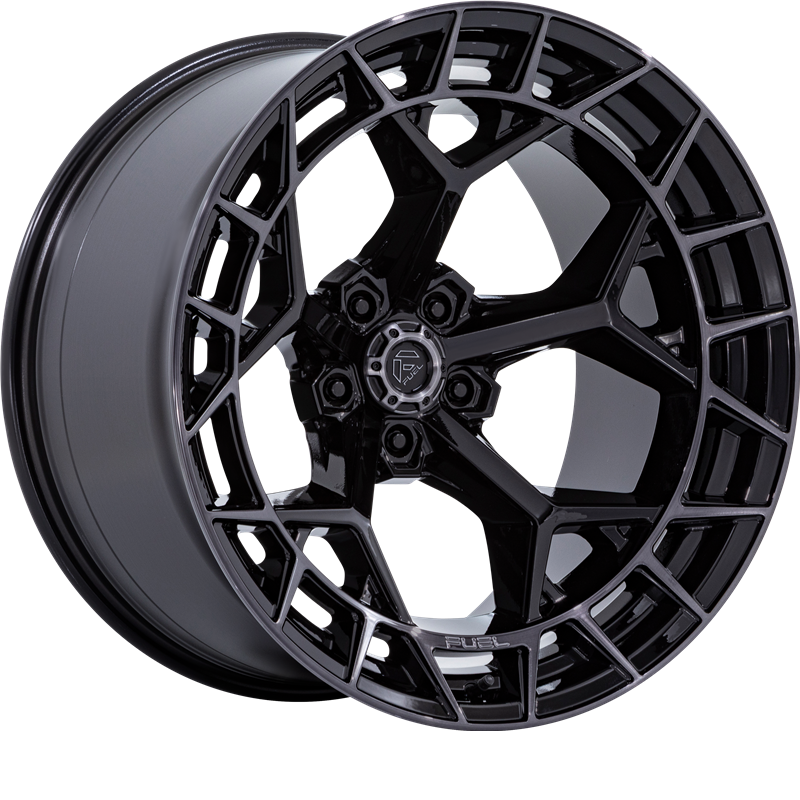 Fuel 20x9 FC873 Charger Gloss Black w/ Brushed Face and Dark Tint +1mm